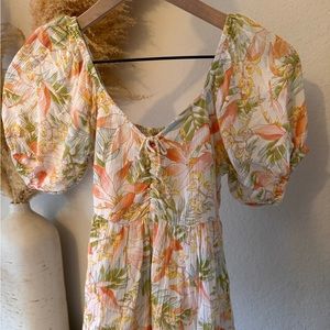 Billabong Boho Floral Midi Dress
